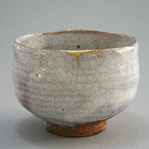 Raku kintsugi-Schale