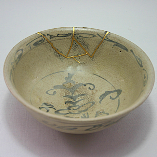 Schale Keramik Kintsugi